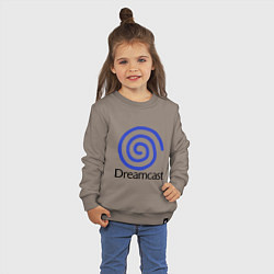 Свитшот хлопковый детский Sega dreamcast, цвет: утренний латте — фото 2