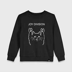 Детский свитшот Joy Division рок кот