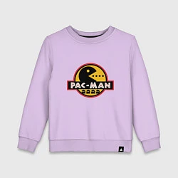 Свитшот хлопковый детский Pac-man game, цвет: лаванда