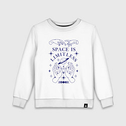 Детский свитшот Space is limitless