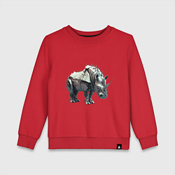 Детский свитшот Железный носорог