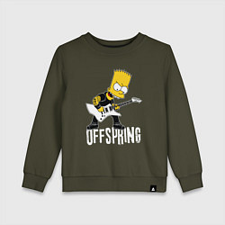 Детский свитшот Offspring Барт Симпсон рокер