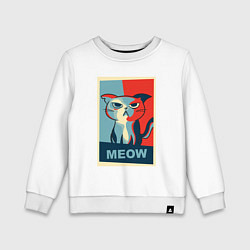 Детский свитшот Meow obey