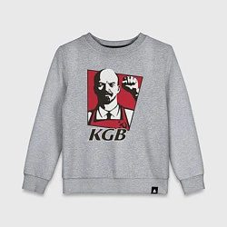 Свитшот хлопковый детский KGB Lenin, цвет: меланж