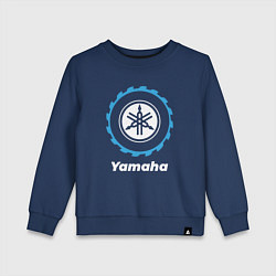 Свитшот хлопковый детский Yamaha в стиле Top Gear, цвет: тёмно-синий