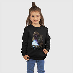 Свитшот хлопковый детский Stalker - Меченный, цвет: черный — фото 2