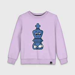 Детский свитшот Шахматный король InChess