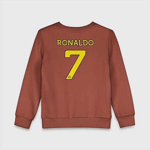 Детский свитшот Криштиану Роналду 7 Аль Наср / Кирпичный – фото 2