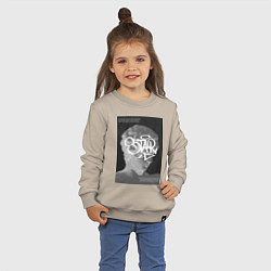 Свитшот хлопковый детский Антиной star, цвет: миндальный — фото 2