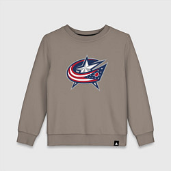 Детский свитшот Columbus blue jackets - hockey team - emblem