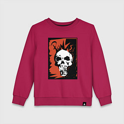 Детский свитшот Punks skull