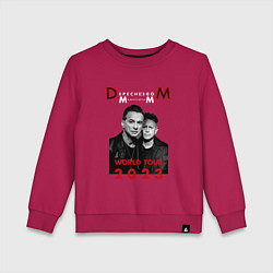 Свитшот хлопковый детский Depeche Mode - Memento Mori Dave and Martin, цвет: маджента