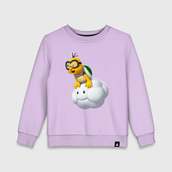 Свитшот хлопковый детский Лакиту, цвет: лаванда