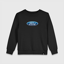 Свитшот хлопковый детский Ford usa auto brend, цвет: черный
