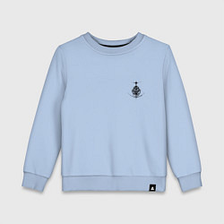 Свитшот хлопковый детский Знак из Elden Ring - мини, цвет: мягкое небо