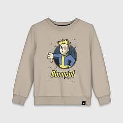 Детский свитшот Burnout - vault boy