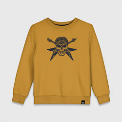 Детский свитшот Skull rock