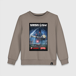 Свитшот хлопковый детский Serious Sam 1 - second encounter, цвет: утренний латте
