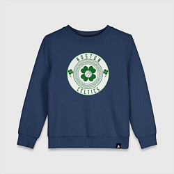 Свитшот хлопковый детский Team Celtics, цвет: тёмно-синий