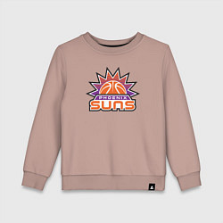 Свитшот хлопковый детский Phoenix Suns, цвет: пыльно-розовый