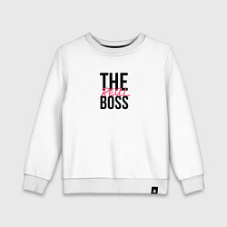 Детский свитшот The real boss