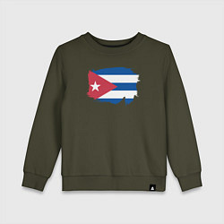 Детский свитшот Флаг Кубы