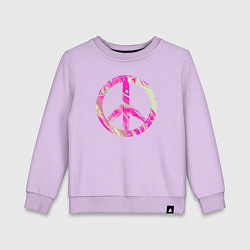 Детский свитшот Pink peace