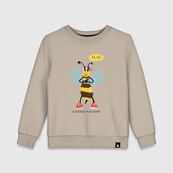 Детский свитшот Пчёлка-фотограф серия: весёлые пчёлки