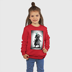 Свитшот хлопковый детский Зоро Ророноа мечник, цвет: красный — фото 2