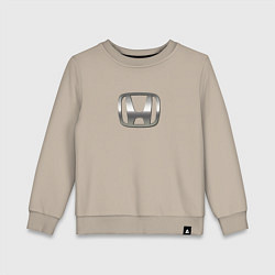 Детский свитшот Honda logo auto grey