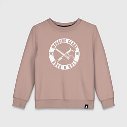 Детский свитшот Рабочий класс рок-н-ролла