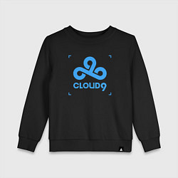 Детский свитшот Cloud9 - tecnic blue