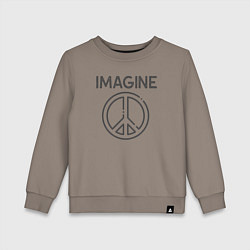 Детский свитшот Peace imagine