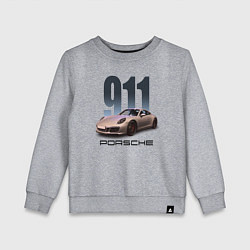 Детский свитшот Порше 911 спортивный автомобиль