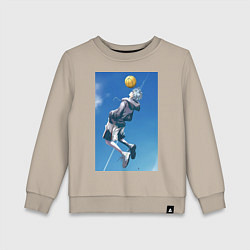 Детский свитшот Баскетбол Тэцуя Куроко арт