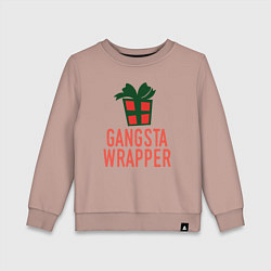 Детский свитшот Gangsta wrapper