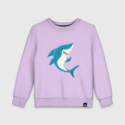 Детский свитшот Веселая добрая акула