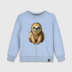 Детский свитшот Портрет ленивца