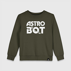 Детский свитшот Astro bot logo