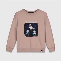 Свитшот хлопковый детский Depeche Mode - Devotional in your room, цвет: пыльно-розовый