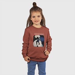 Свитшот хлопковый детский Depeche Mode - Dave devotional tour, цвет: кирпичный — фото 2