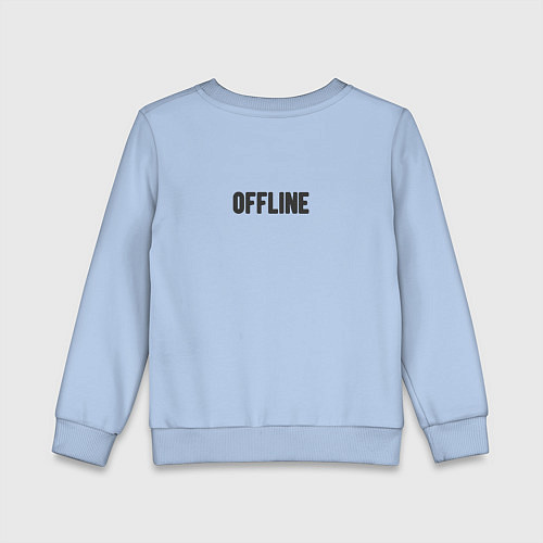 Детский свитшот В сети не в сети / Мягкое небо – фото 2