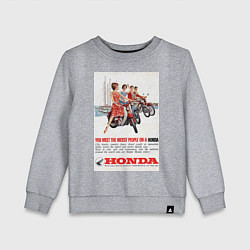 Детский свитшот Honda мотоцикл
