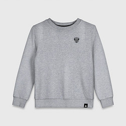 Детский свитшот За веру царя и святую триединую Русь малый герб че