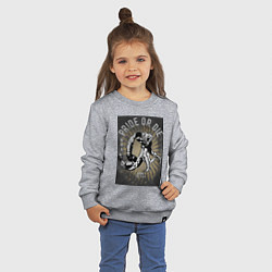 Свитшот хлопковый детский MMA бой, цвет: меланж — фото 2