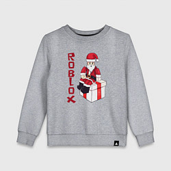 Свитшот хлопковый детский Санта Клаус - Роблокс, цвет: меланж