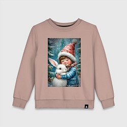 Детский свитшот Зайчик с ребенком