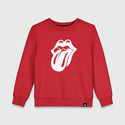 Детский свитшот Rolling Stones - white logo