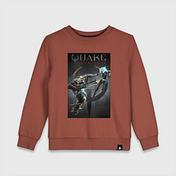 Свитшот хлопковый детский Quake champions - NYX and Sorlag, цвет: кирпичный