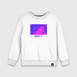 Свитшот хлопковый детский Микки - 17, цвет: белый